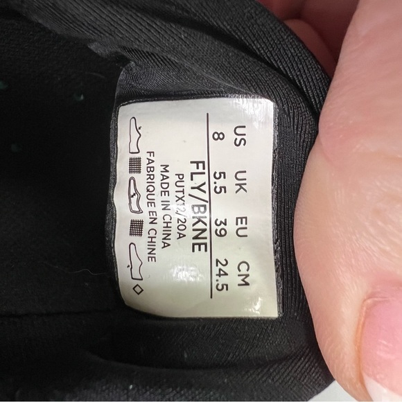 New nb Cherokee Infinity Fly Black Neon Purple Sneakers Nursing Shoe Womens 8 - Picture 10 of 10